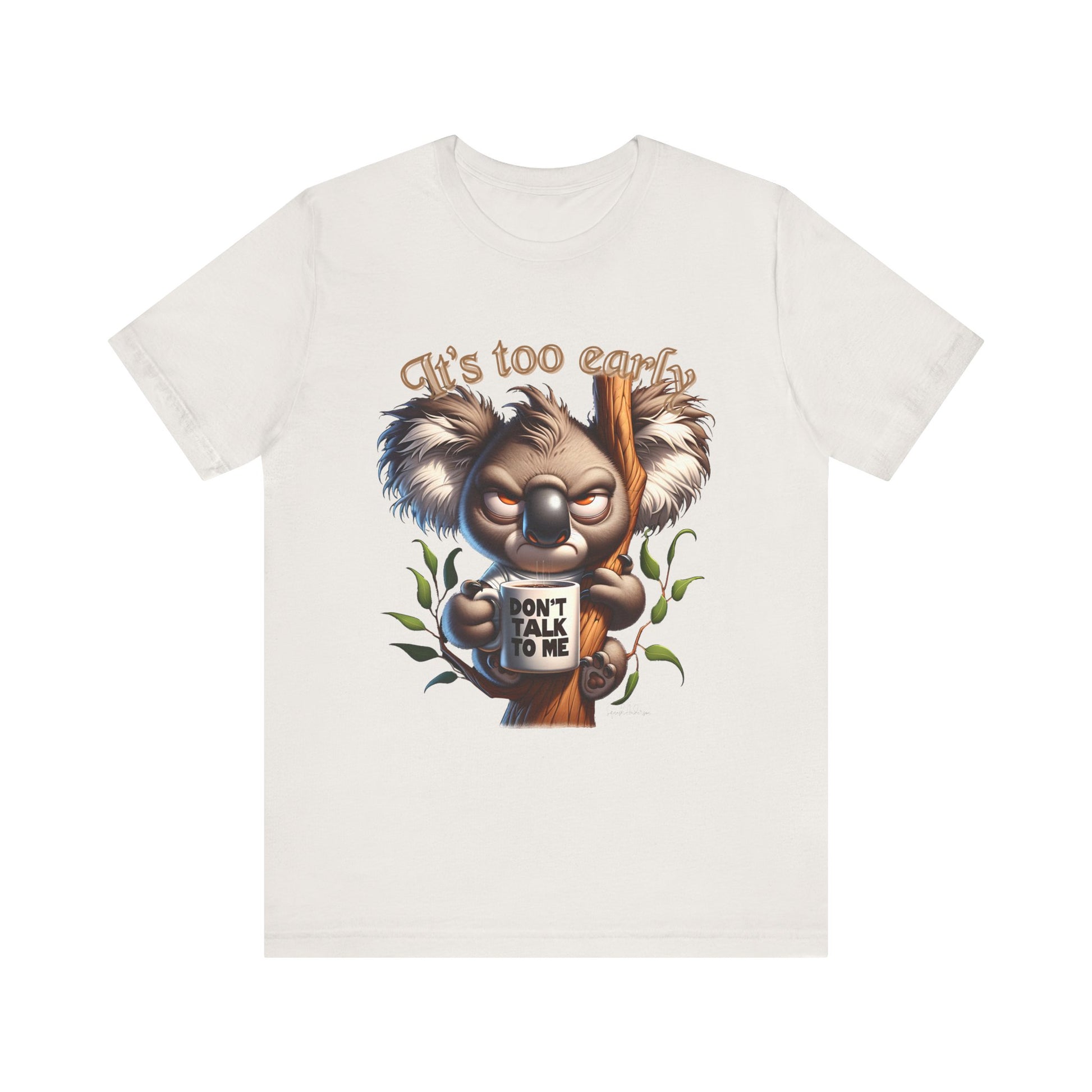 Grumpy Koala Unisex Jersey Short Sleeve Tee image 12