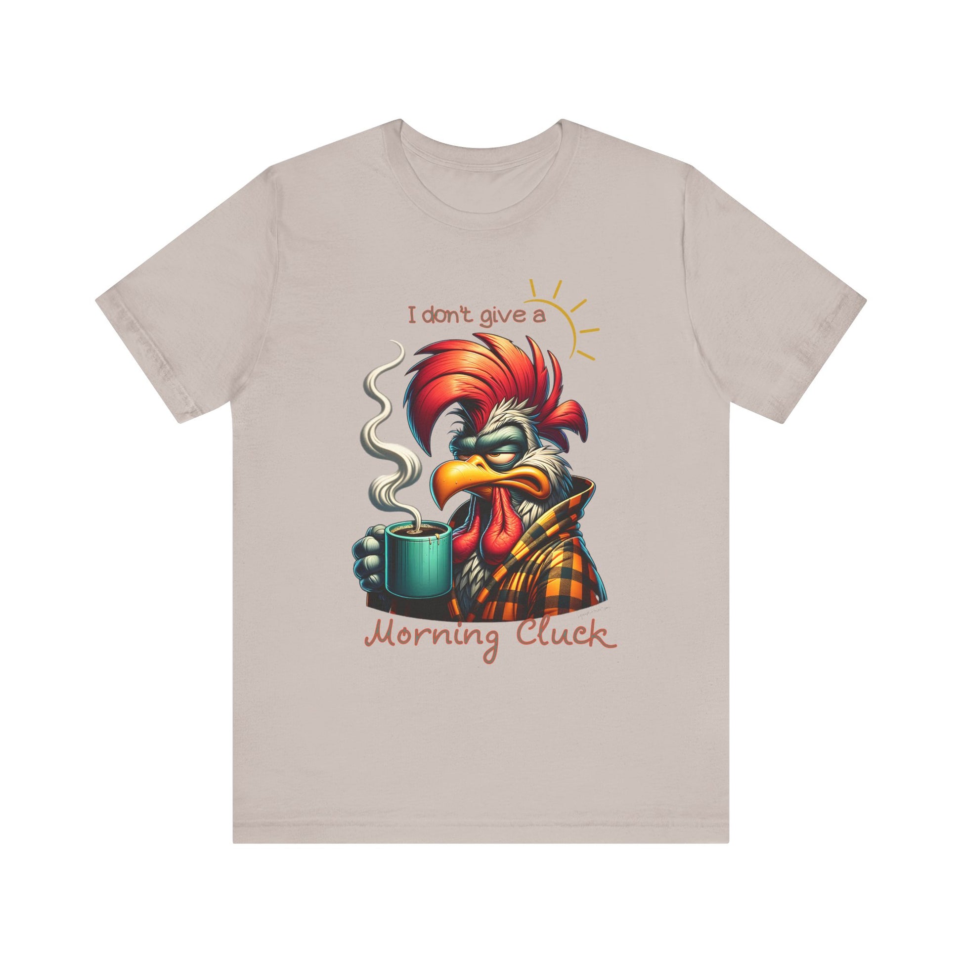 Grumpy Morning Rooster Unisex Jersey Short Sleeve Tee image 12