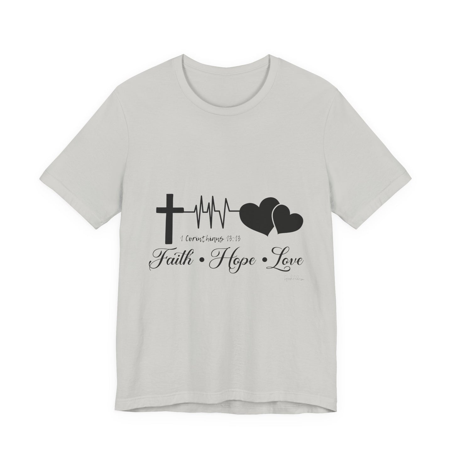 Faith Hope Love Unisex Jersey Short Sleeve Tee image 14