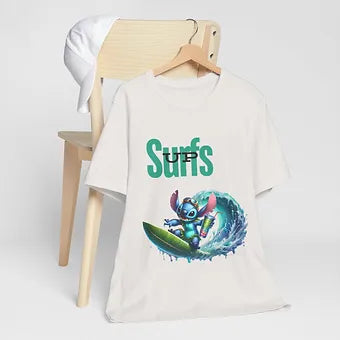 Surfs Up Stitch Unisex Jersey Short Sleeve Tee