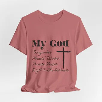 My GOD Waymaker Unisex Jersey Short Sleeve Tee