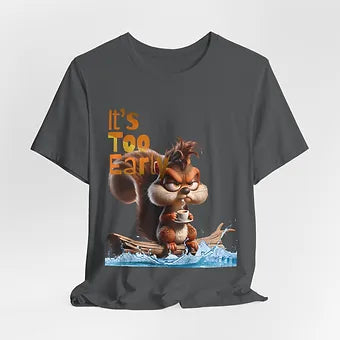 Grumpy Squirrel Unisex Jersey Short Sleeve Tee