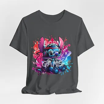 Born 2 Game Stitch Unisex Jersey Short Sleeve Tee