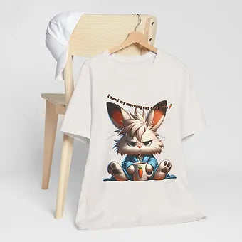 Grumpy Bunny Unisex Jersey Short Sleeve Tee
