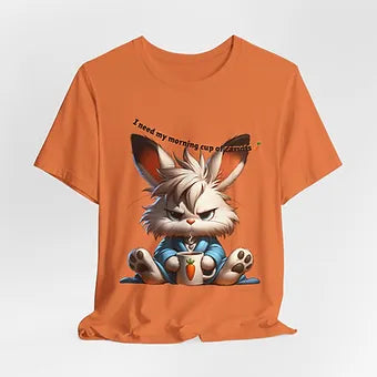 Grumpy Bunny Unisex Jersey Short Sleeve Tee