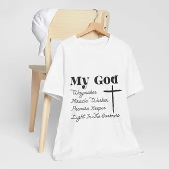 My GOD Waymaker Unisex Jersey Short Sleeve Tee