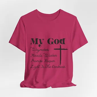 My GOD Waymaker Unisex Jersey Short Sleeve Tee