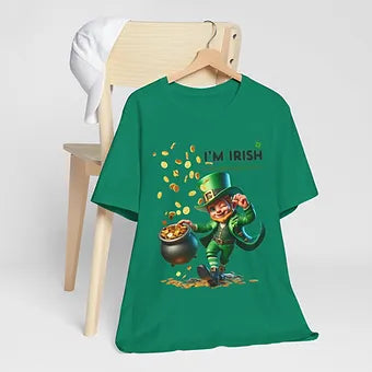 Irish Coins a little Unisex Jersey Short Sleeve Tee