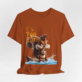 Grumpy Squirrel Unisex Jersey Short Sleeve Tee