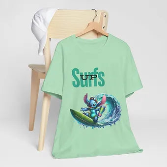 Surfs Up Stitch Unisex Jersey Short Sleeve Tee