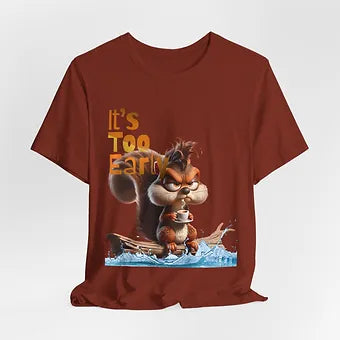 Grumpy Squirrel Unisex Jersey Short Sleeve Tee