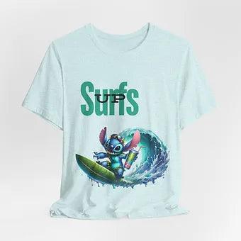 Surfs Up Stitch Unisex Jersey Short Sleeve Tee