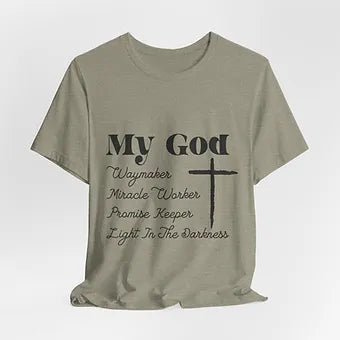 My GOD Waymaker Unisex Jersey Short Sleeve Tee