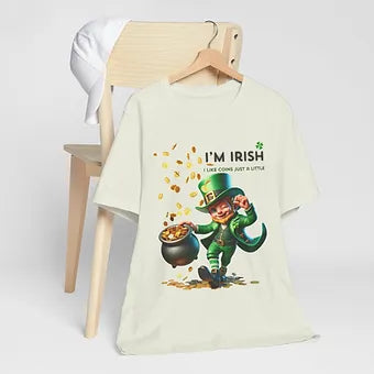 Irish Coins a little Unisex Jersey Short Sleeve Tee