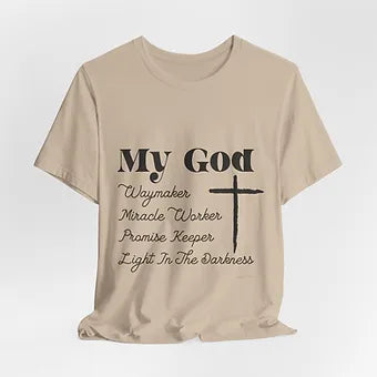 My GOD Waymaker Unisex Jersey Short Sleeve Tee
