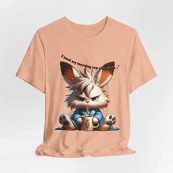 Grumpy Bunny Unisex Jersey Short Sleeve Tee