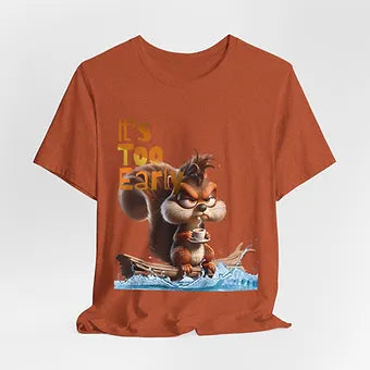 Grumpy Squirrel Unisex Jersey Short Sleeve Tee
