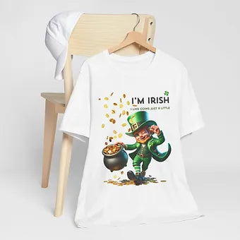Irish Coins a little Unisex Jersey Short Sleeve Tee