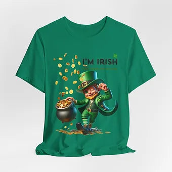 Irish Coins a little Unisex Jersey Short Sleeve Tee