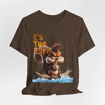 Grumpy Squirrel Unisex Jersey Short Sleeve Tee