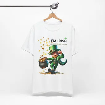 Irish Coins a little Unisex Jersey Short Sleeve Tee