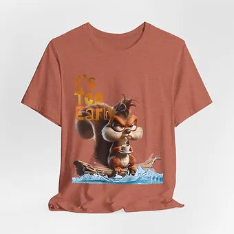 Grumpy Squirrel Unisex Jersey Short Sleeve Tee