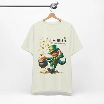 Irish Coins a little Unisex Jersey Short Sleeve Tee