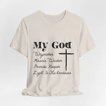 My GOD Waymaker Unisex Jersey Short Sleeve Tee