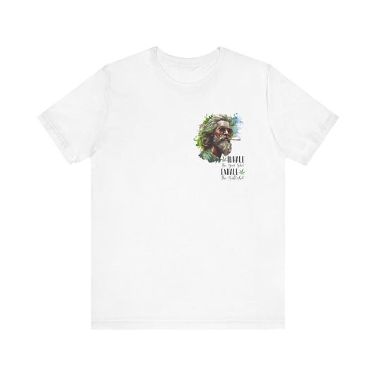 Exhale Unisex Jersey Short Sleeve Tee image 0