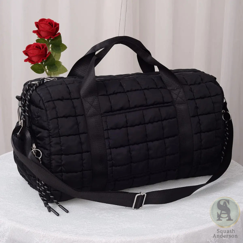 Quilted Puffer Weekender Bag