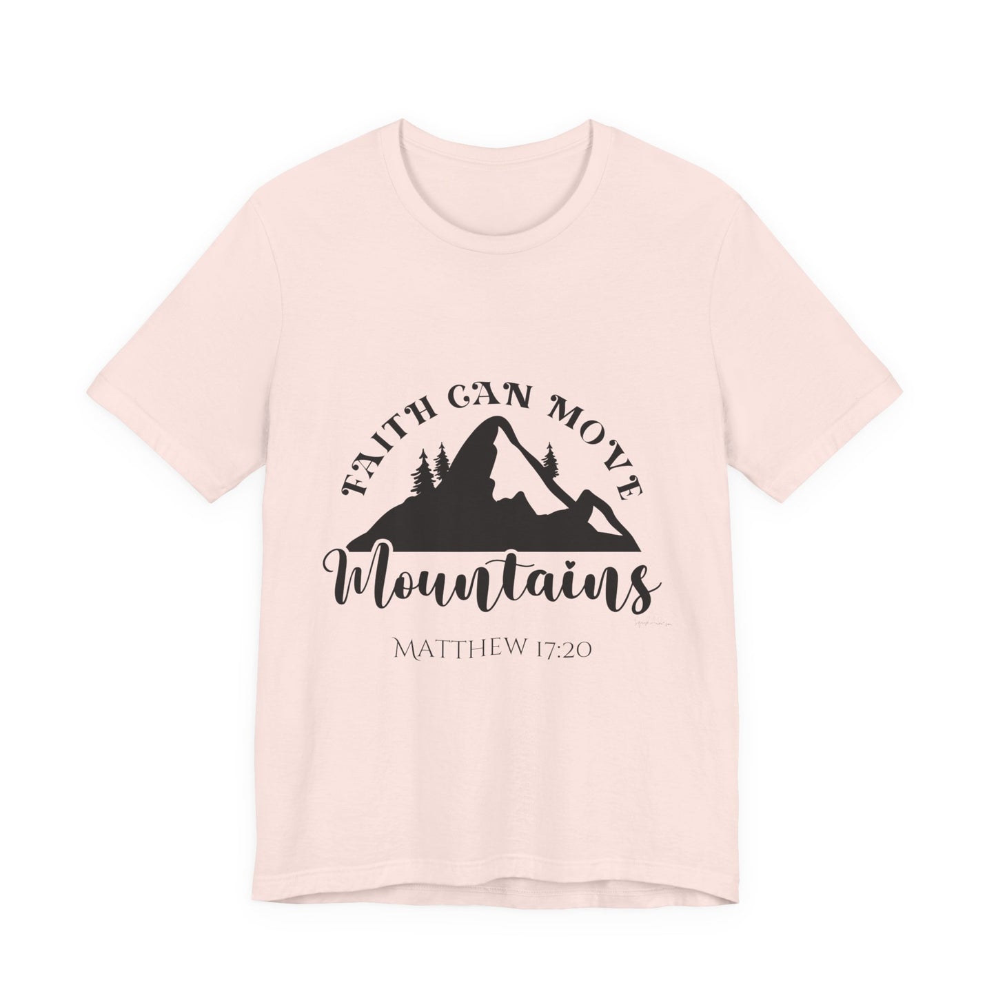Faith can move mountains Unisex Jersey Short Sleeve Tee image 6