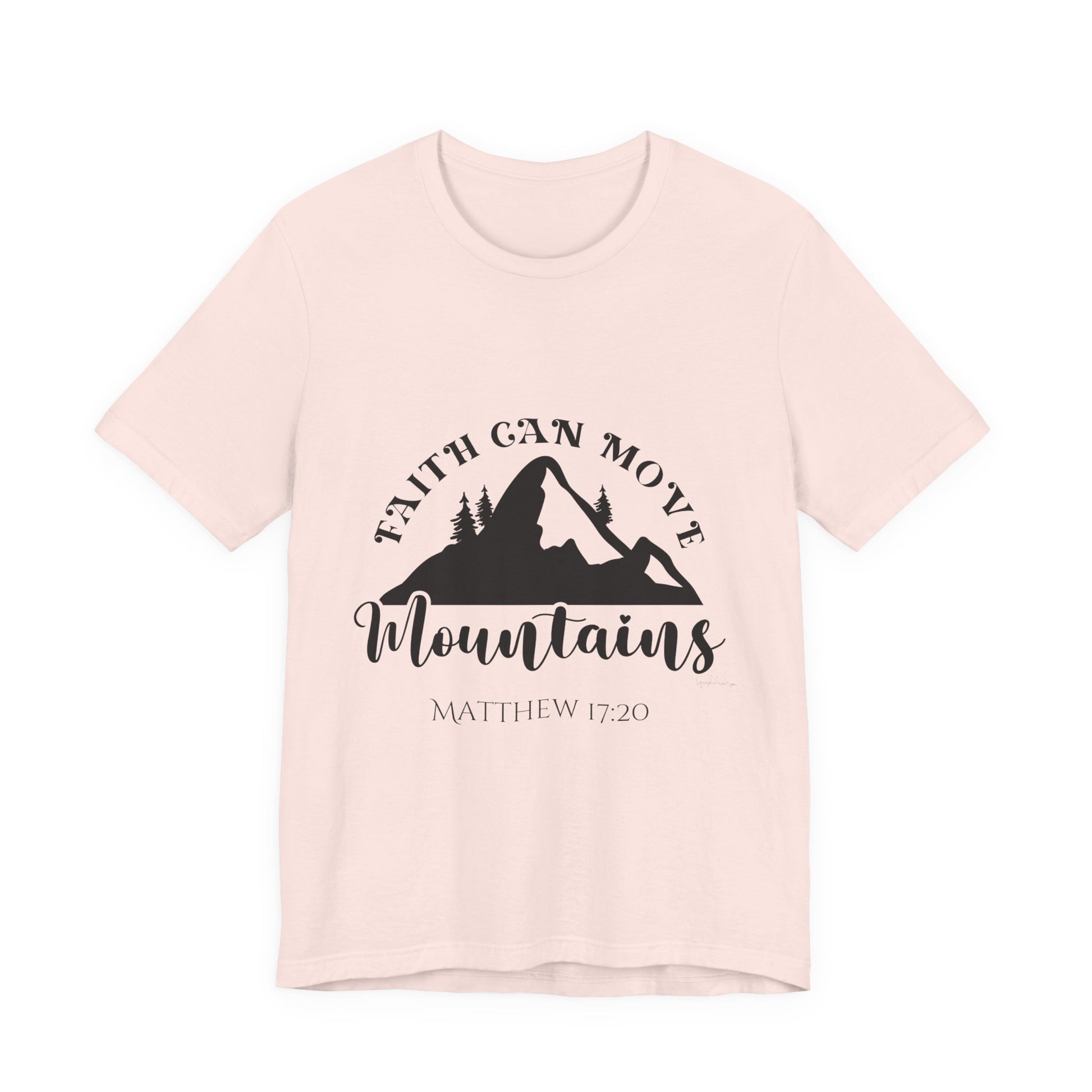 Faith can move mountains Unisex Jersey Short Sleeve Tee image 6