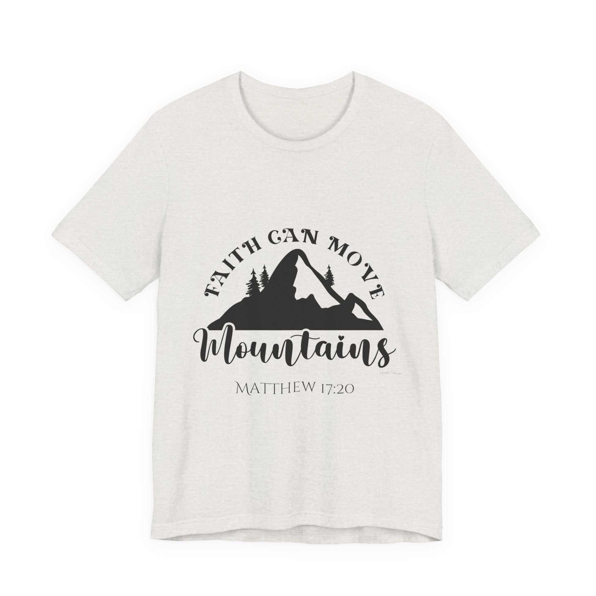 Faith can move mountains Unisex Jersey Short Sleeve Tee image 14