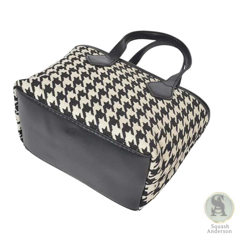 Classic Houndstooth Mini Tote