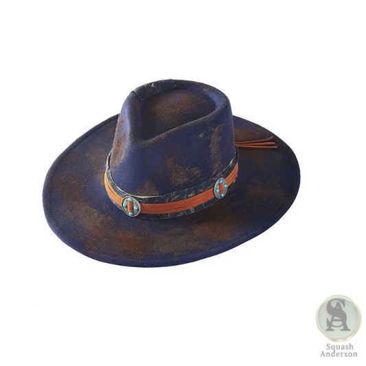 Vintage Navy Cowboy Hat