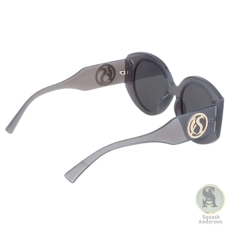 Retro Two-Tone Round Sunglasses