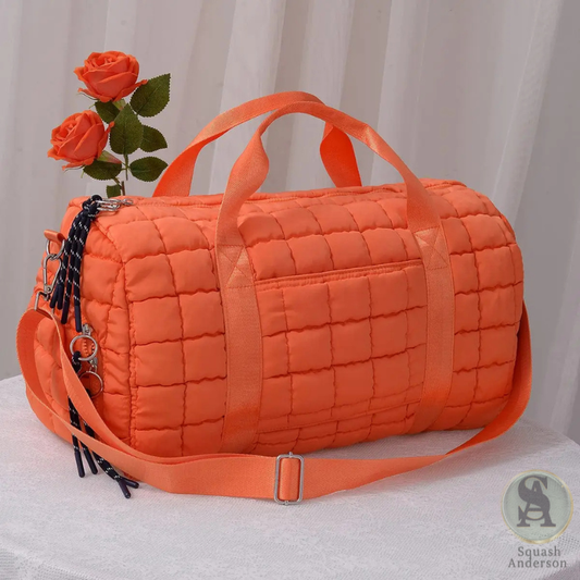 Quilted Puffer Weekender Bag