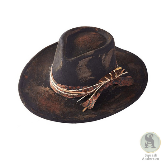Vintage Black Cowboy Hat