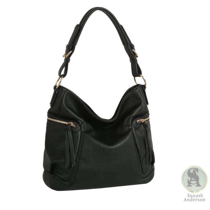 Side Zip Pocket Tote Bag