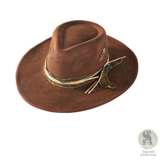 Vintage Brown Cowboy Hat
