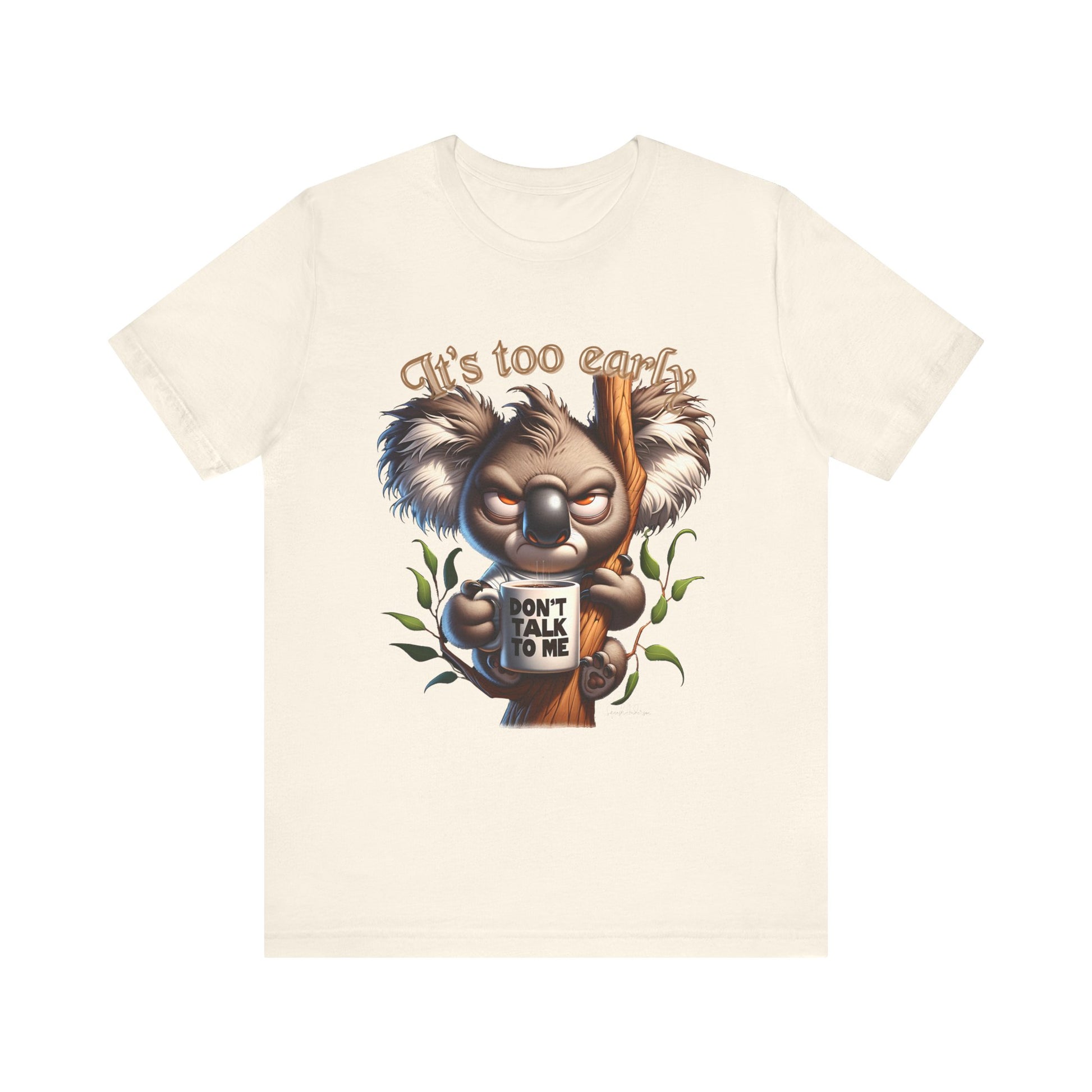 Grumpy Koala Unisex Jersey Short Sleeve Tee image 8
