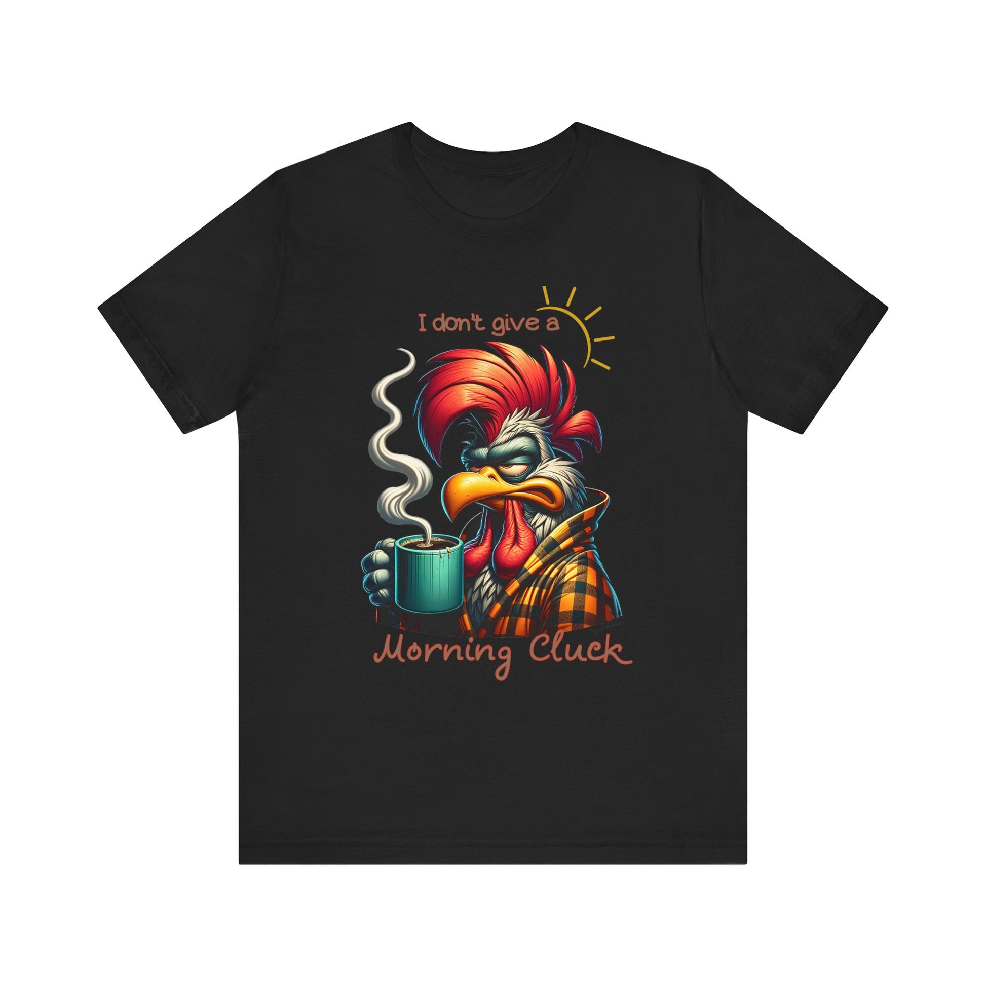 Grumpy Morning Rooster Unisex Jersey Short Sleeve Tee image 8