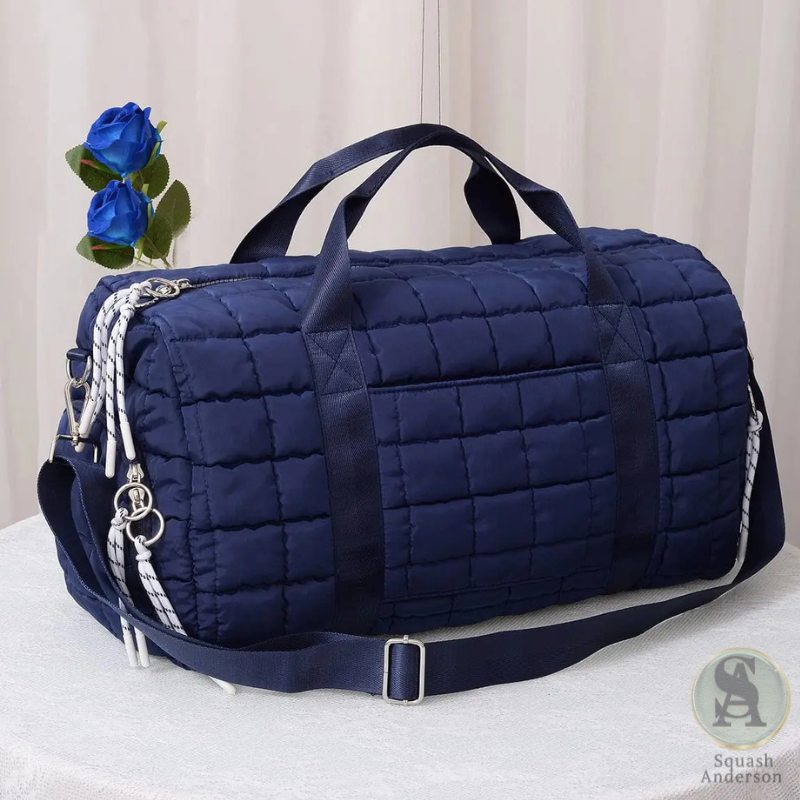 Quilted Puffer Weekender Bag