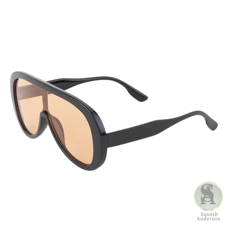 Aviator Shield Sunglasses – Oversized Retro Style