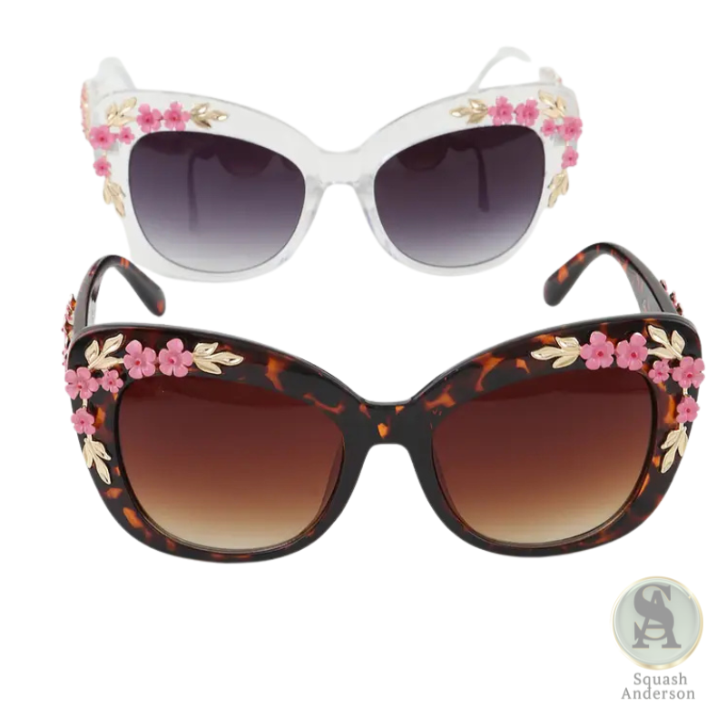 Blooming Rose Cat-Eye Sunglasses