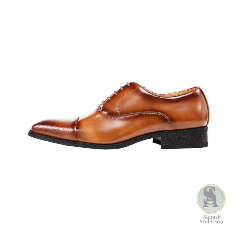 Conrad Tan Cap-Toe Oxfords