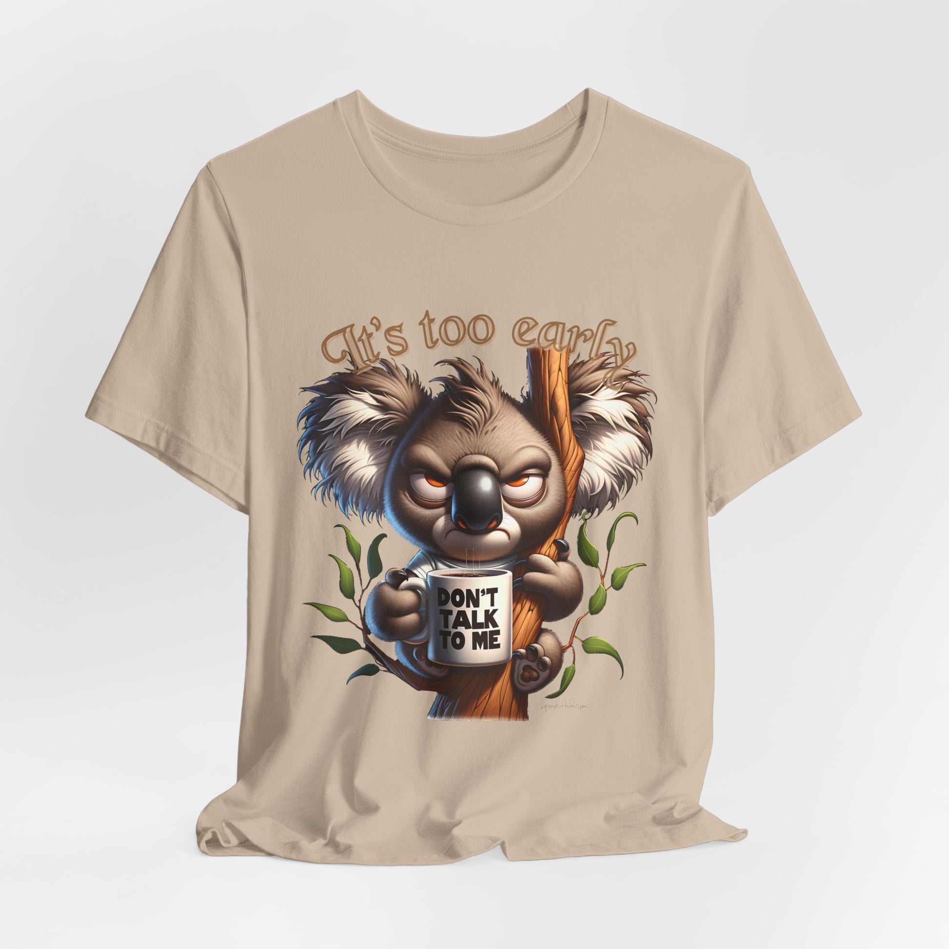 Grumpy Koala Unisex Jersey Short Sleeve Tee image 11