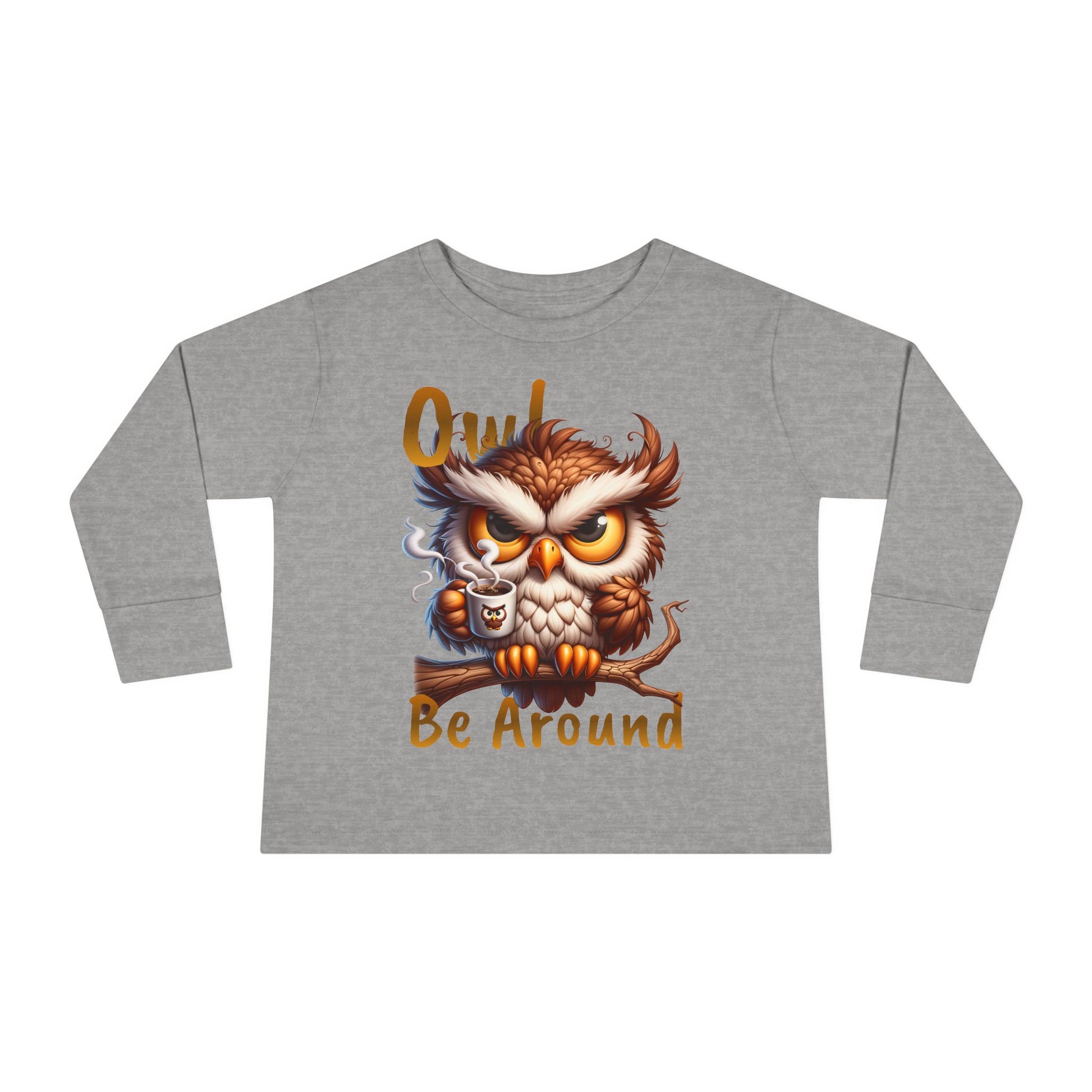 Owl Be Around Toddler Long Sleeve Tee image 4