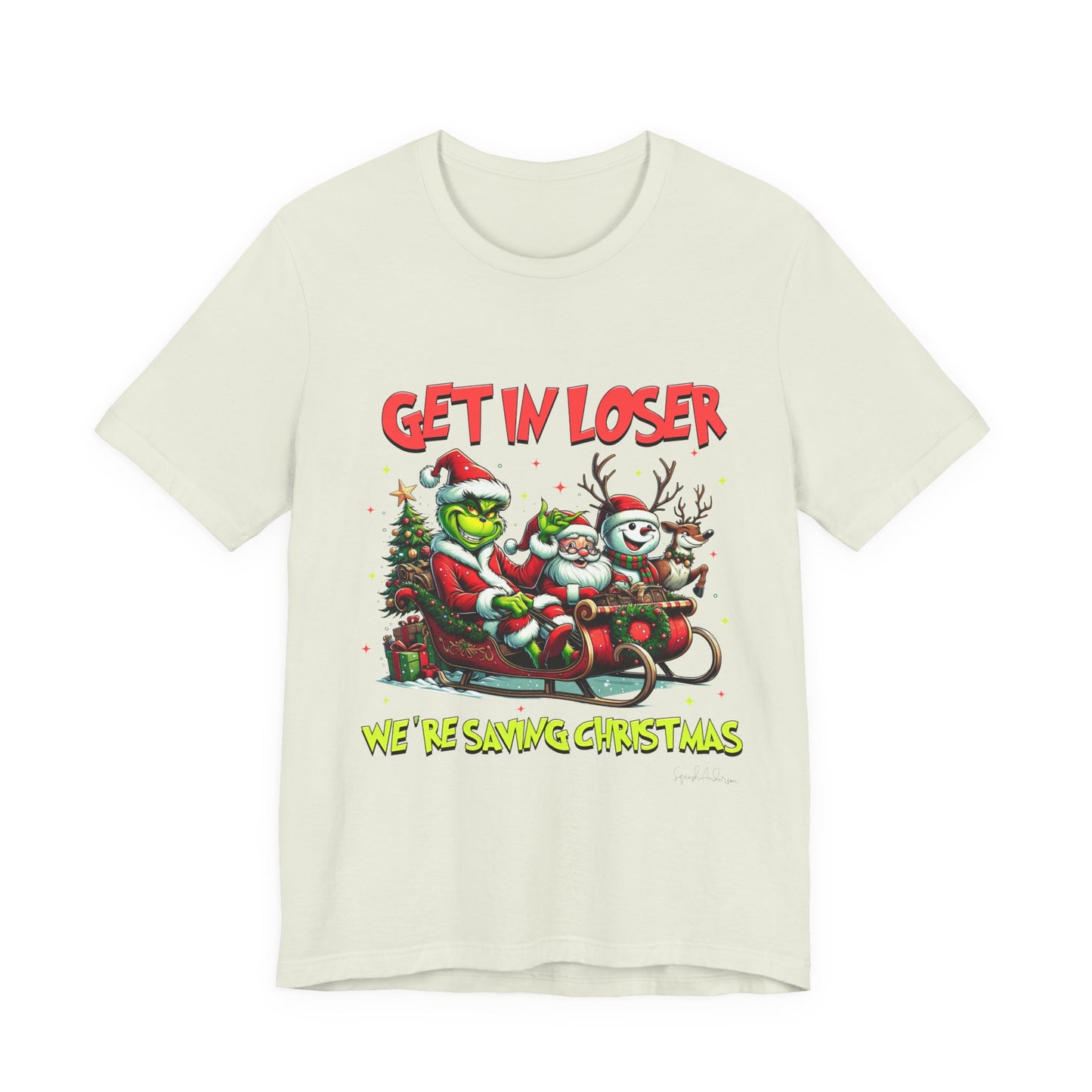 Get In Loser Grinch Unisex Jersey Short Sleeve Tee image 14