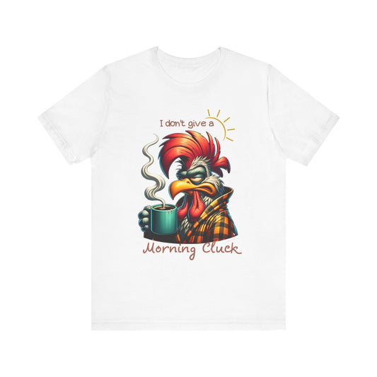 Grumpy Morning Rooster Unisex Jersey Short Sleeve Tee image 0